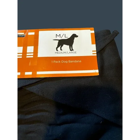 Kirkland's Halloween Collection Dog Bandana With Skeleton Print M/L - Picture 10 of 10